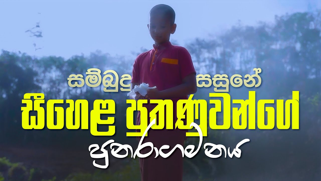 සම්බුදු සසුනේ සීහෙළ  පුතණුවන්ගේ පුනරාගමනය | මේ නිවෙන්නට කාලයයි!