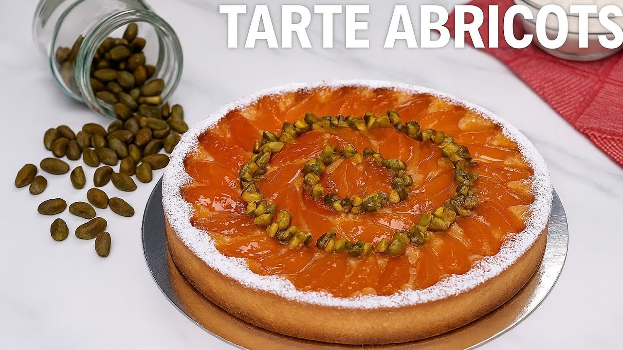 RECETTE DE LA TARTE ABRICOT-PISTACHE (CAP PÂTISSIER)