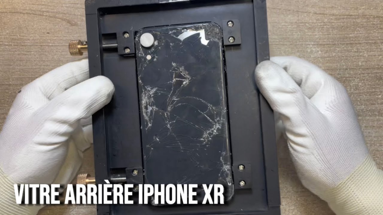 Changement de la vitre arrière iPhone XR Noir - iPhone XR