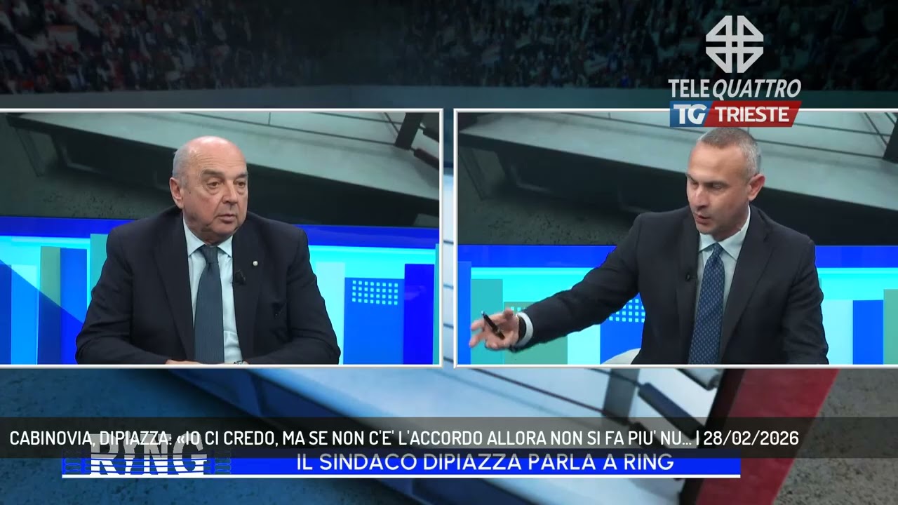 CABINOVIA, DIPIAZZA: «IO CI CREDO, MA SE NON C'E' L'ACCORDO ALLORA NON SI FA PIU' NU... | 28/02/2026