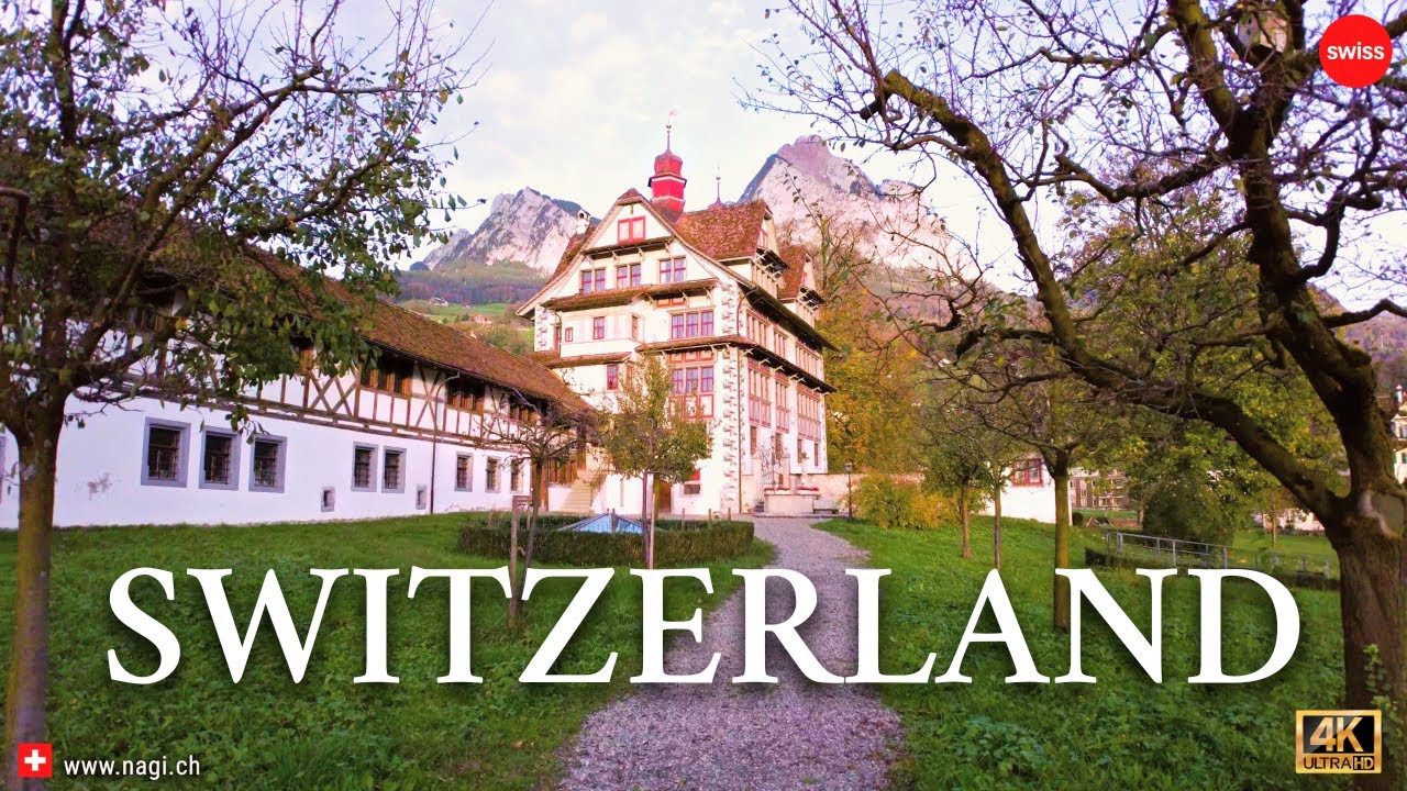 🍂 💖🌹🏠🐑 The Most Romantic Swiss Village in the Centre of Switzerland: Schwyz 4K | #swiss #swissview