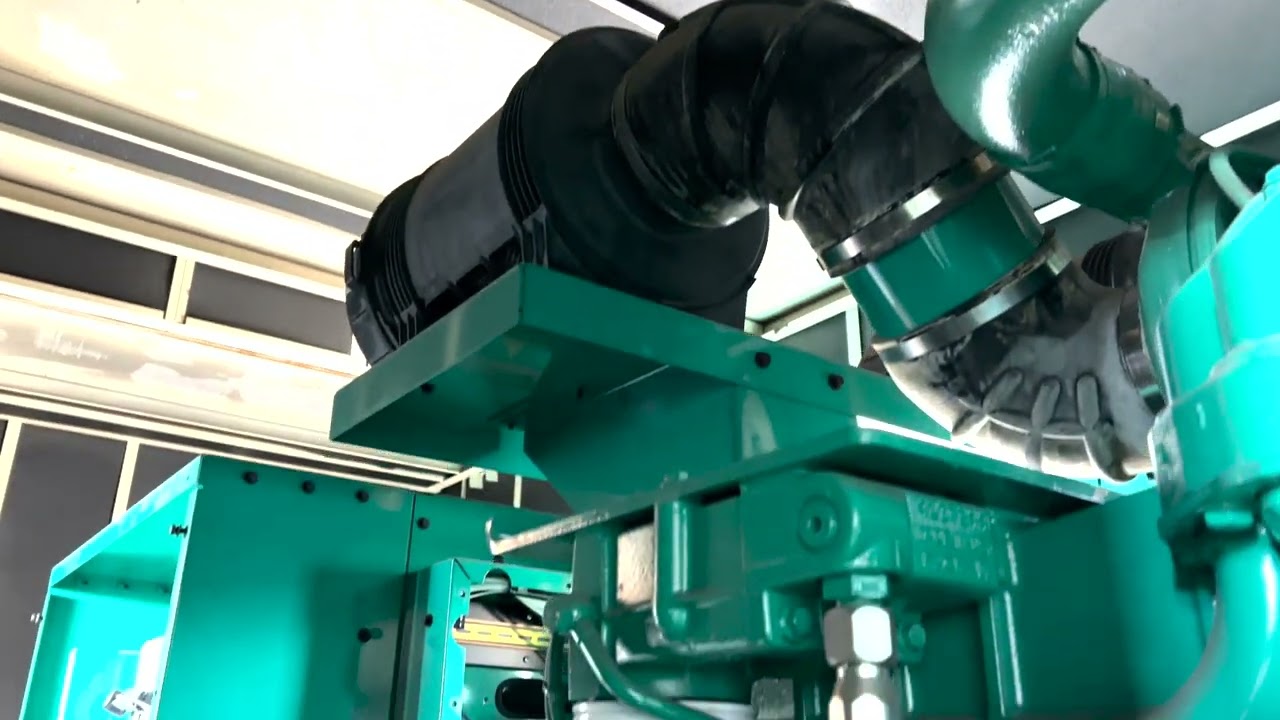 Cummins 1000 kW Industrial Generator, 277/480 V, Load Bank Highlights