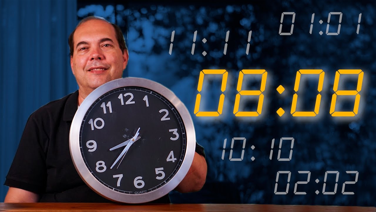 Horas iguais! Você vê o tempo todo?