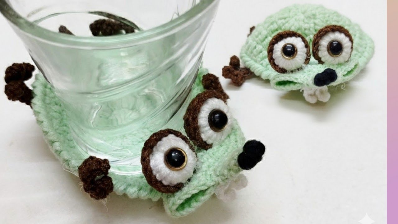 كوستر كروشيه سهل/قاعده اكواب كروشيه #crochet #باترون #اكسبلور #crochettutorial #تعليم #handmade #diy
