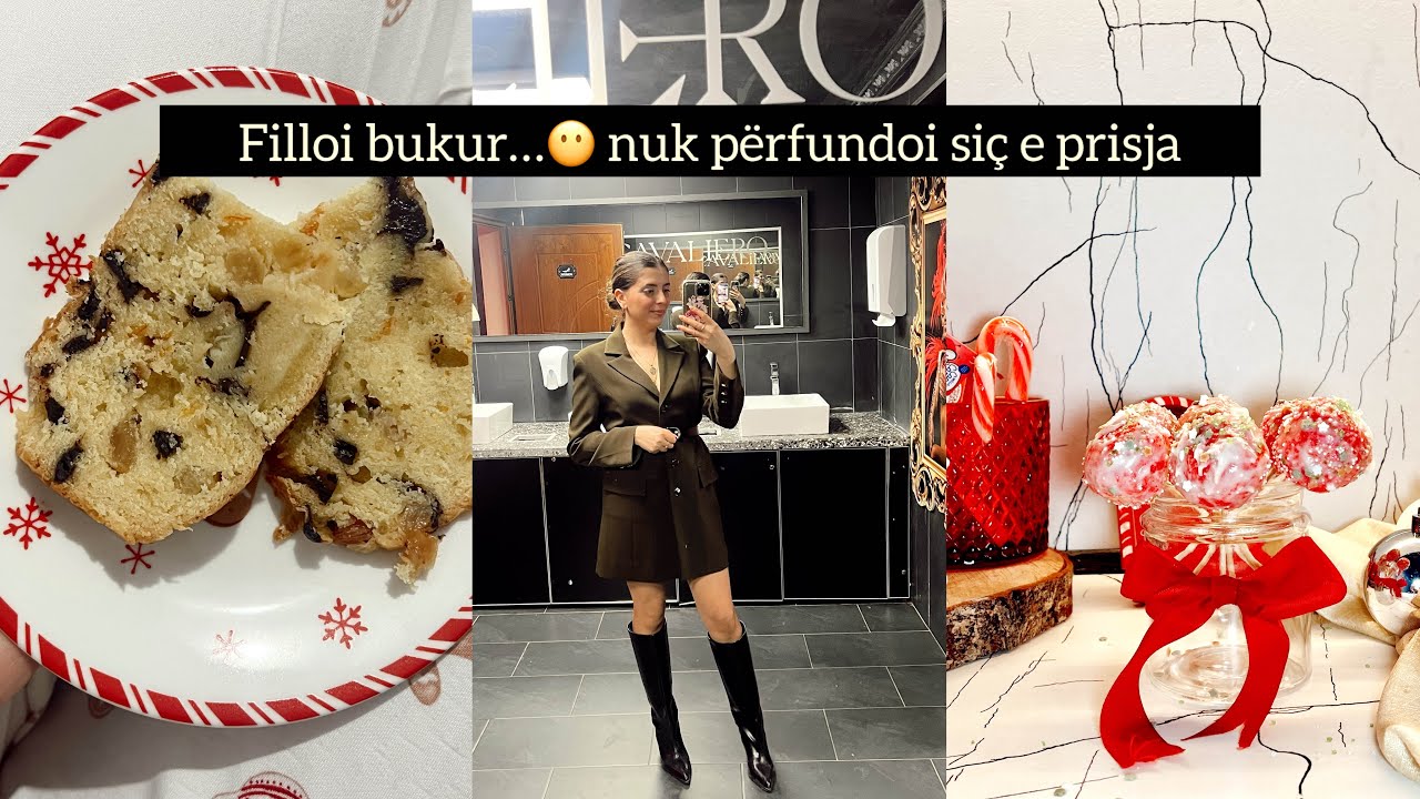 Vlogmas 15 | Panettone qe deshtoi | Festa e Tv Klan | Christmas Cake Pops