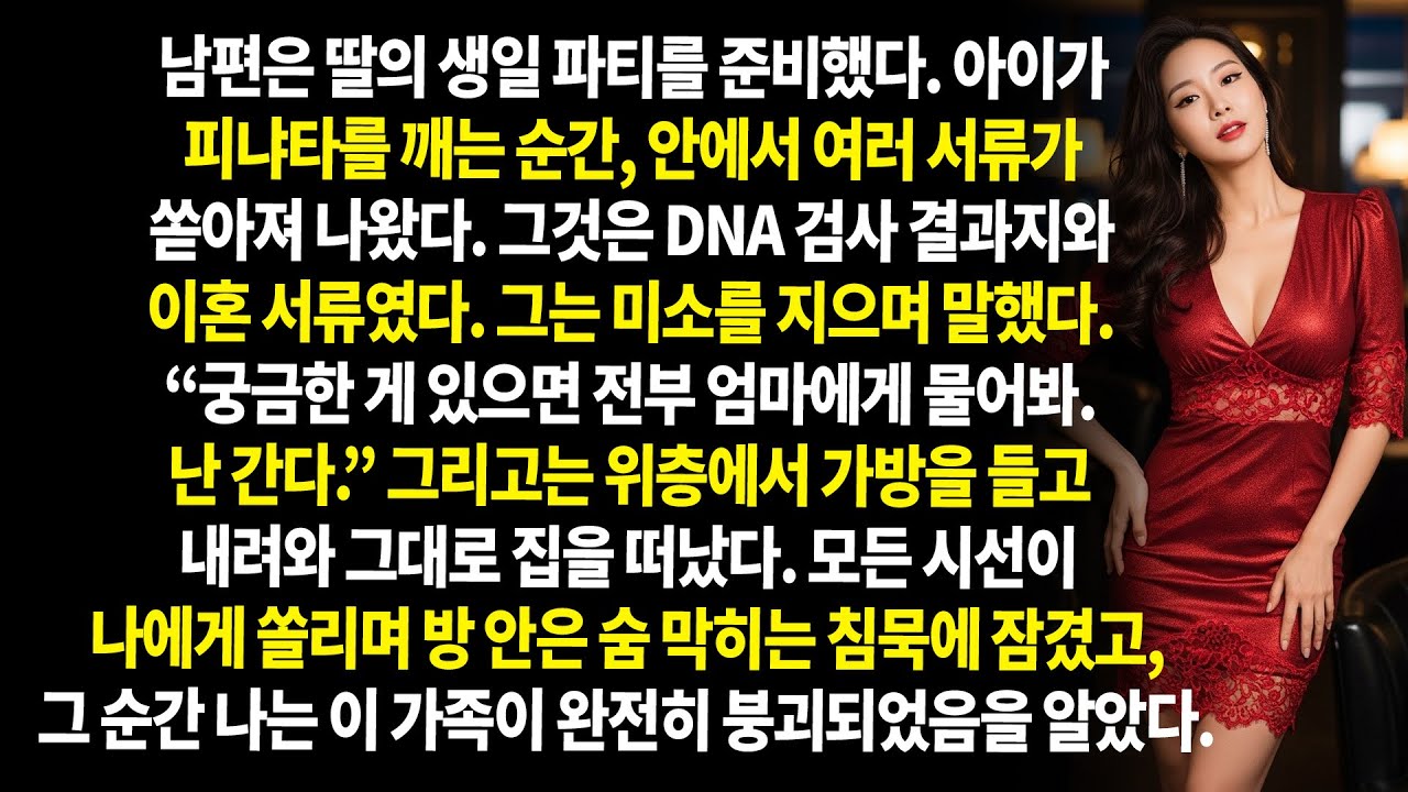🧪 아내는 혼외자를 자신의 아이로 인정받기 위해 DNA 검사 결과를 위조했다, 나는 복수했고 ⚖️ 결국 이혼했다 🚫