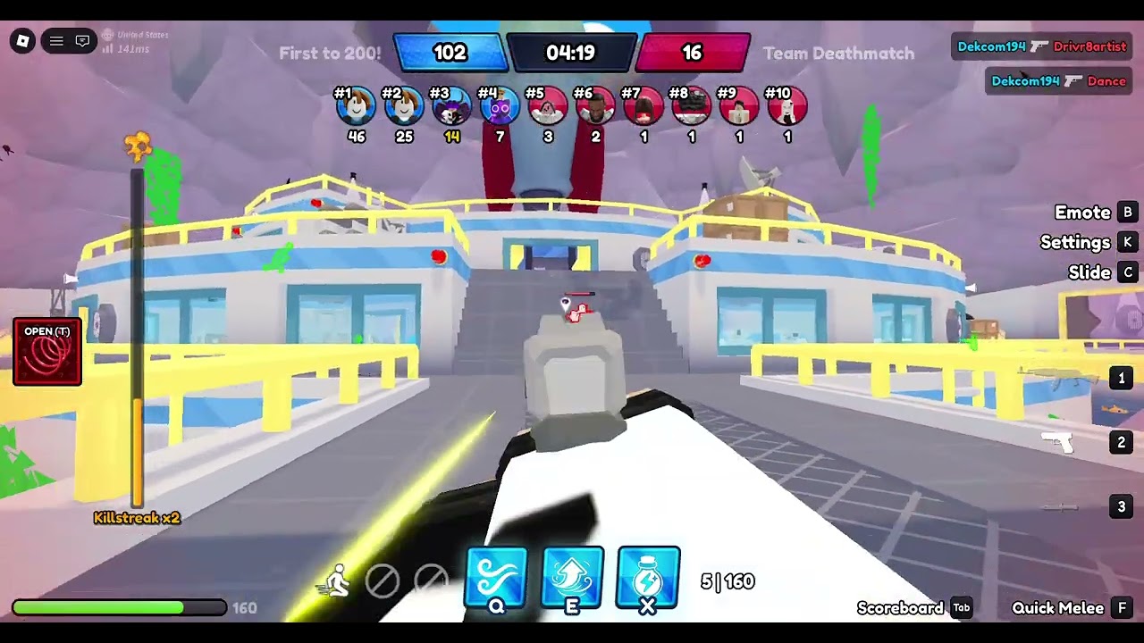 playing hypershot  for the 1st time