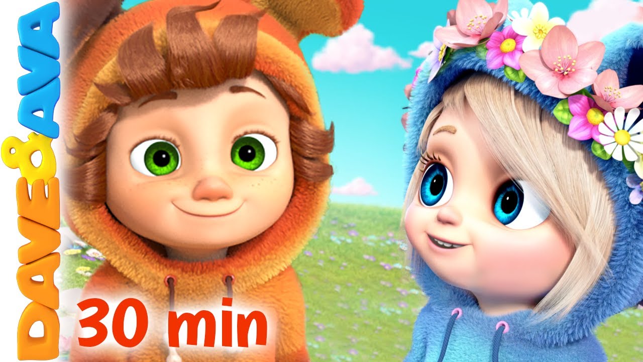 🚣‍♀️ Row Row Row Your Boat and More Nursery Rhymes & Baby Songs | Dave and Ava 🚣‍♀️