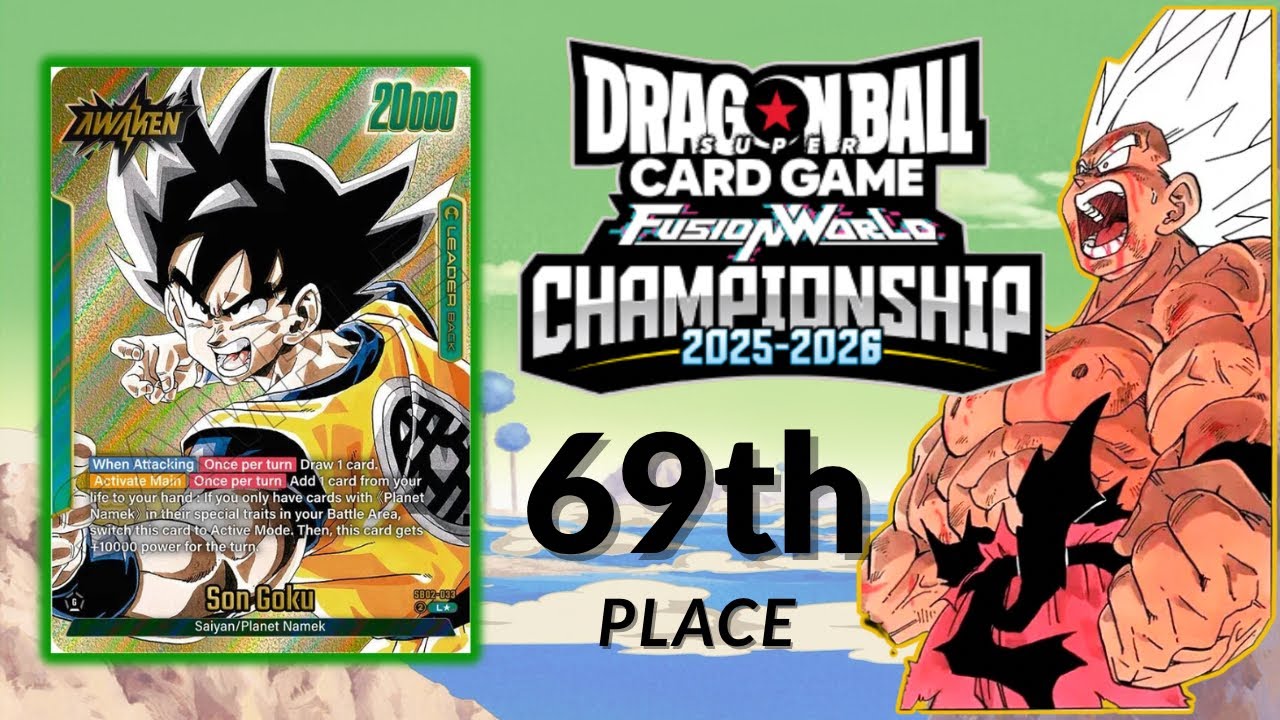 “New Nameku” SB02 Son Goku Fusion World Championship Deck Profile 69th Place Finish Nationals!