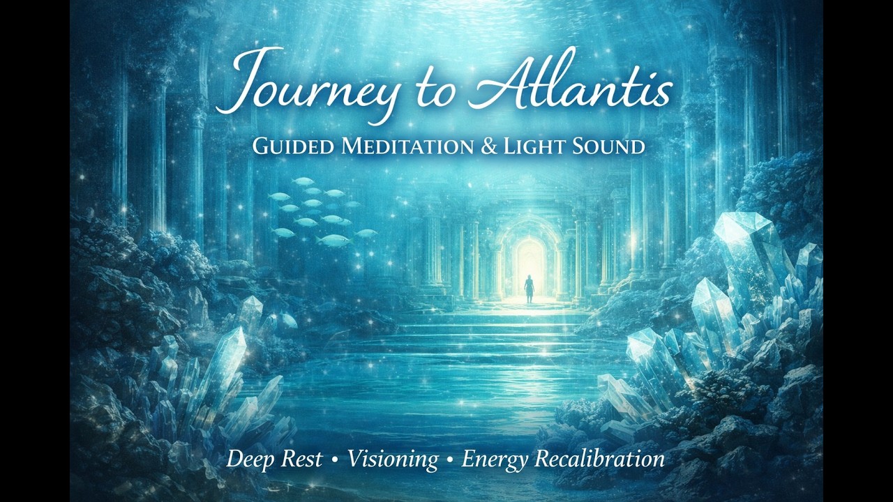 Journey To Atlantis Guided Meditation   Light & Sound