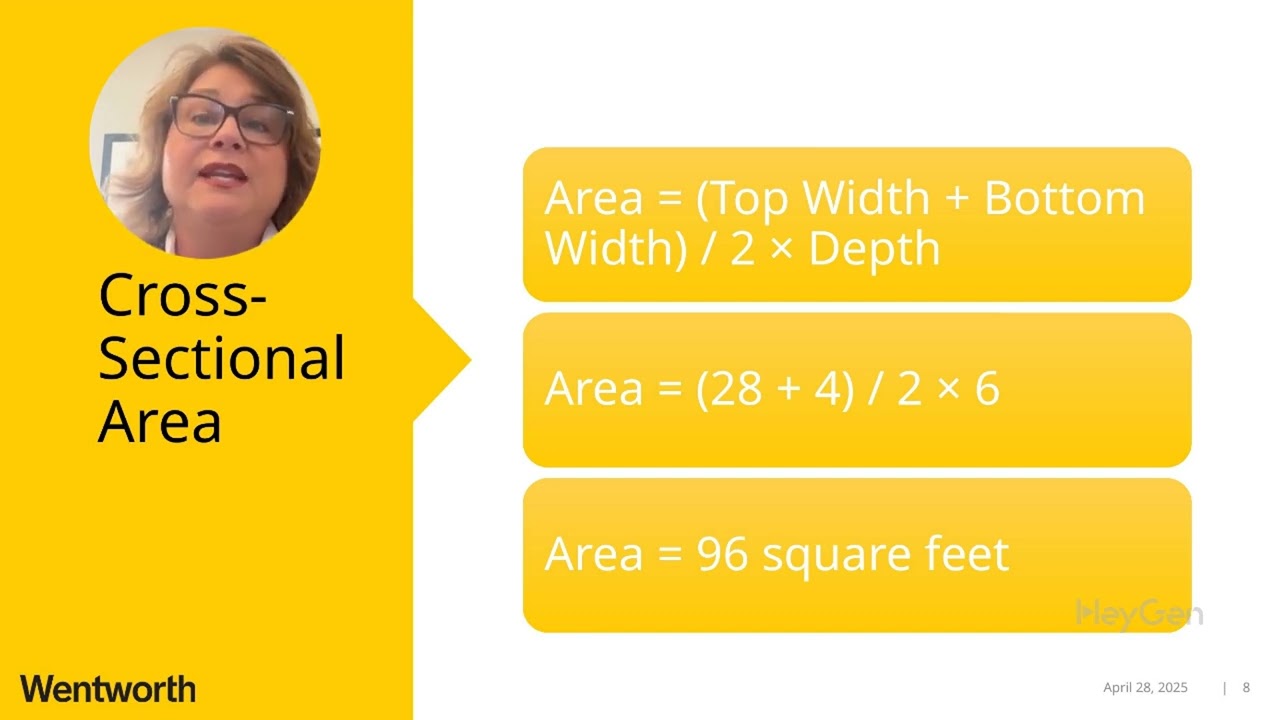 Average End Area Method Trench REVISED