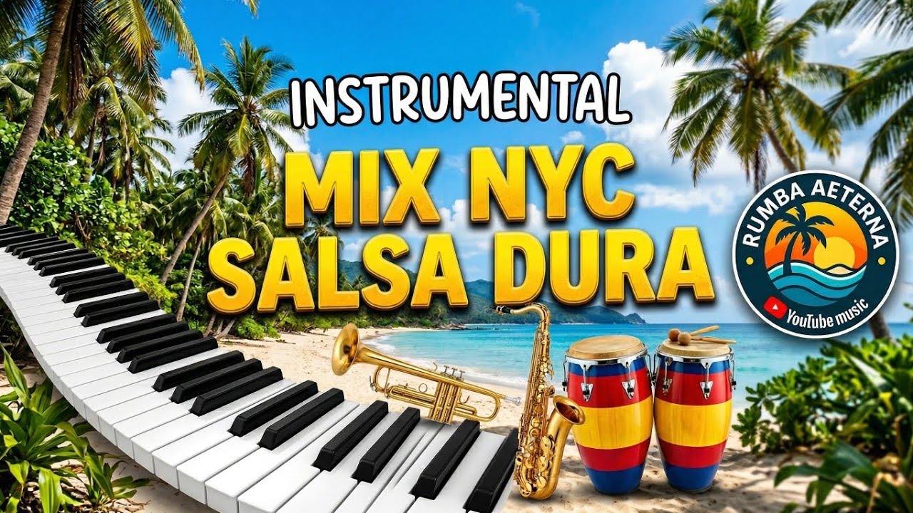 NYC Salsa & Tropical Beach Mix 🥃☀️ | Instrumental Music to Escape the Cold