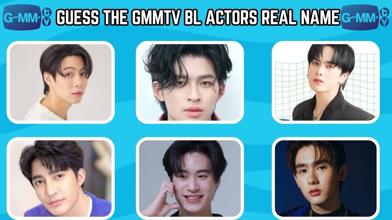 Guess the GMMTV BL Actors’ Real Names – Fun BL Quiz Challenge! 🎭✨