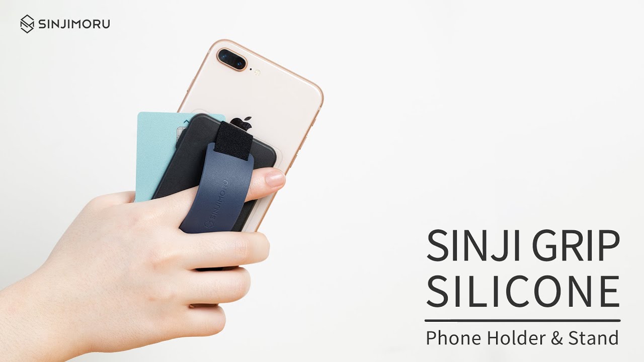 Sinjimoru Silicone Mobile Phone Grip with Stand