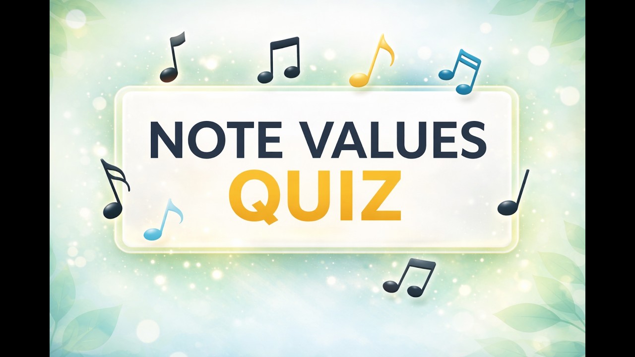 Note Values Quiz | Test What You Just Learned