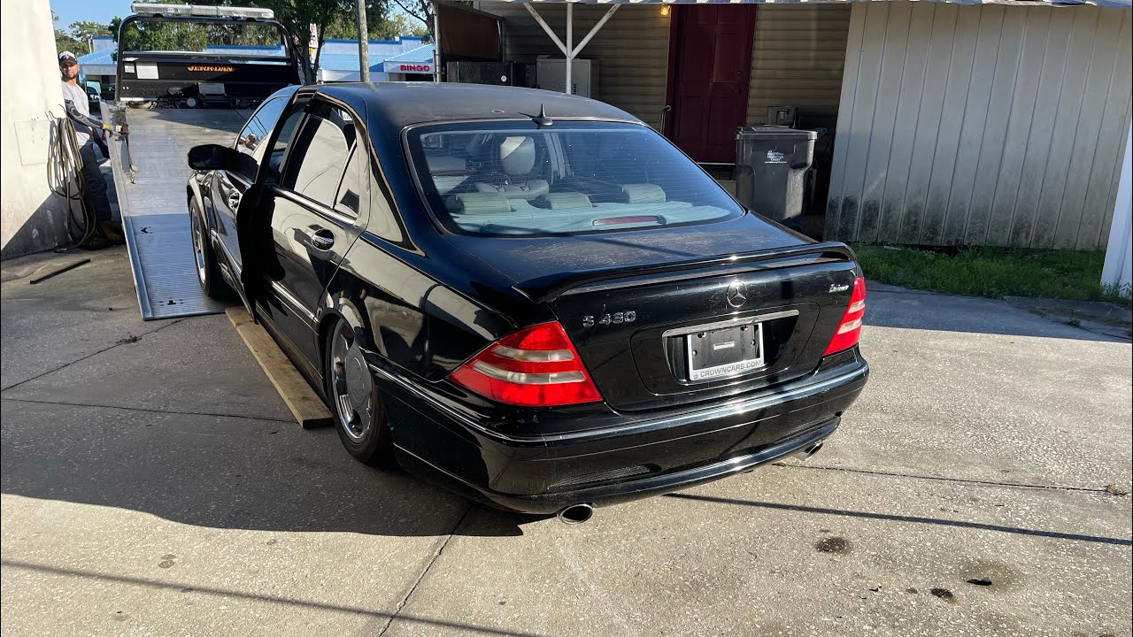 Mercedes S430 W220 Lorinser при первом запуске исправлено отсутствие питания топливного насоса, а...