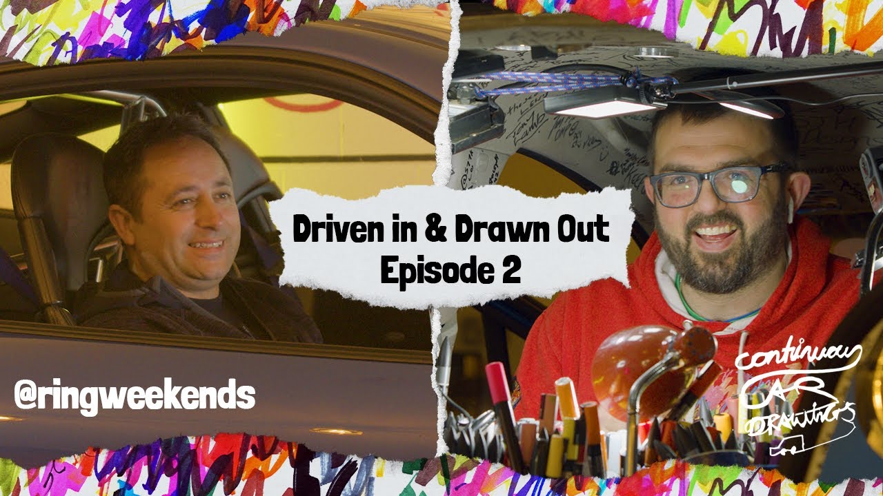 EP 2 Driven In & Drawn Out #ContinuousCarLive by Popbangcolour with Ring Weekends, Darren Langeveld