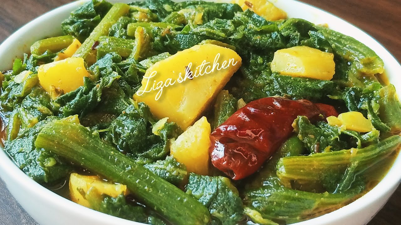 নিরামিষ কুমড়ো শাক একবার এইভাবে বানাও প্লেটের ভাত কখন শেষ হয়ে যাবে টেরই পাবে না l Bangali Shak Recipe