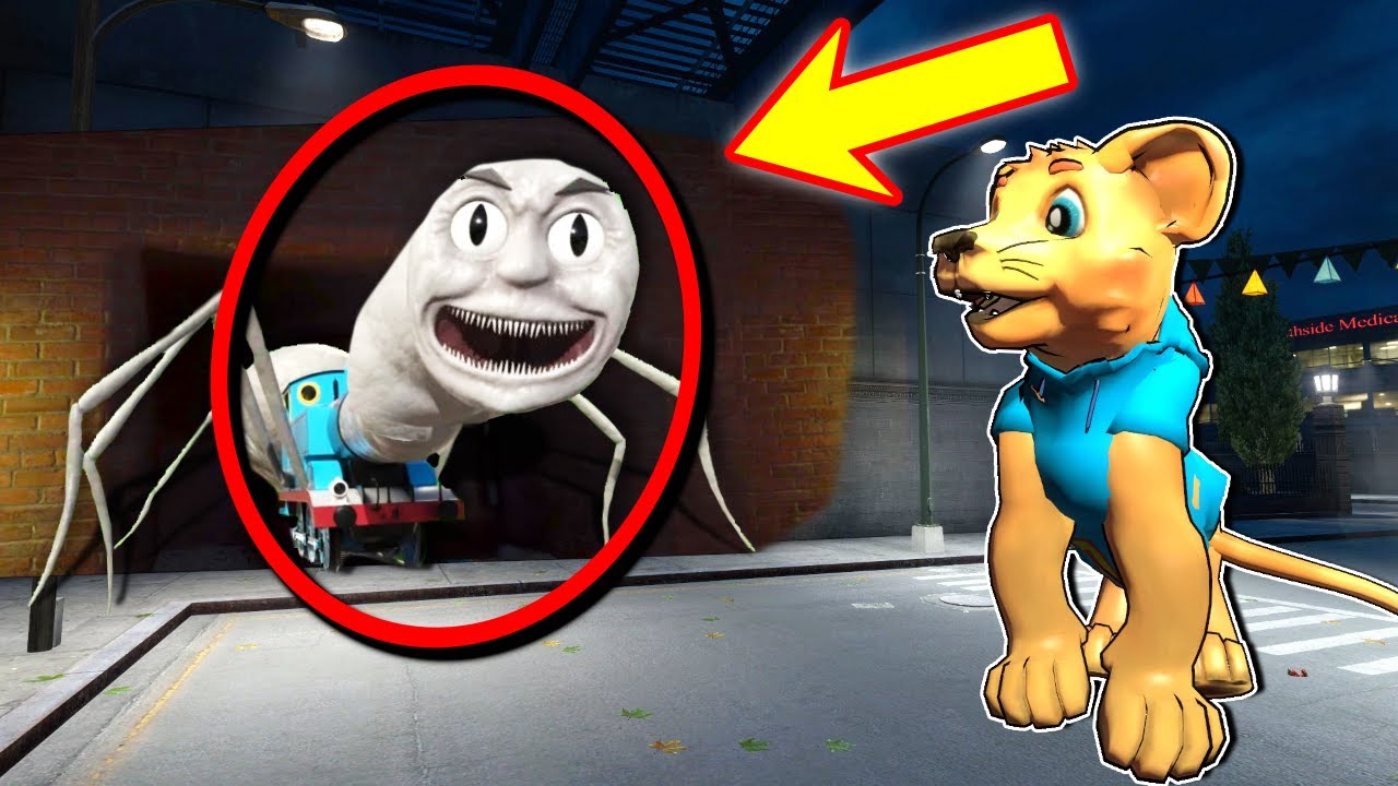 Cursed THOMAS THE TRAIN has a hidden base in GMOD.. 🚆(SCARY)