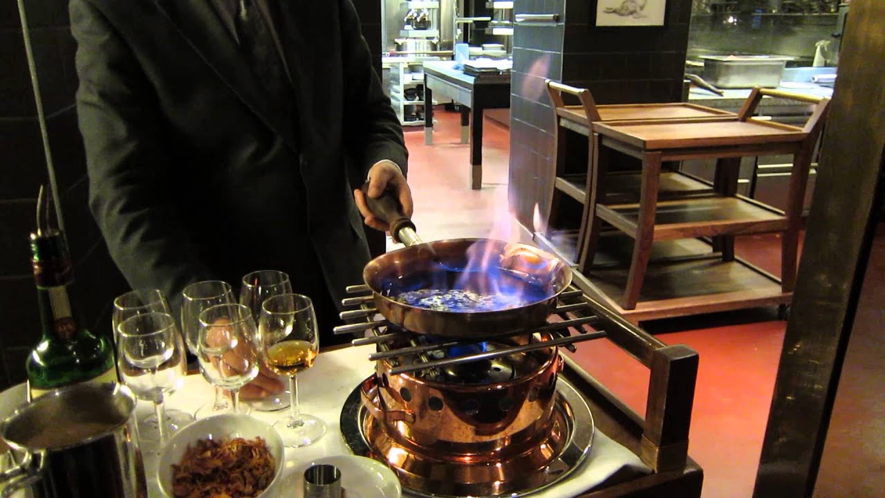 Tableside Irish Coffee at Chapter One in Dublin