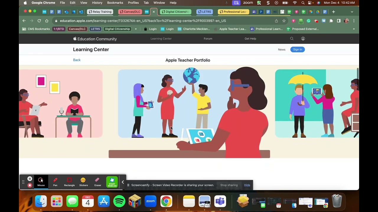 Navigating the Apple Teacher Certification and Portfolio Course