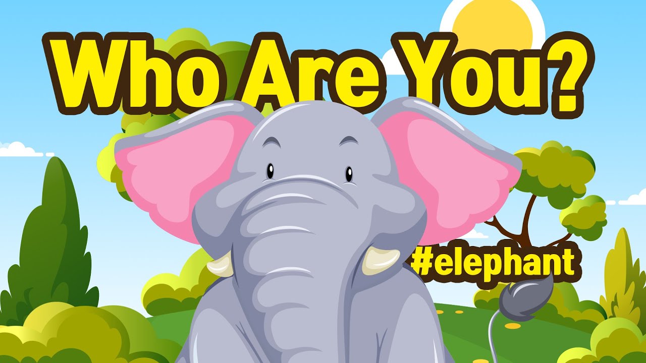 Animal Song l  Long nose - Big ears  l  Nursery Rhymes &  educational songs