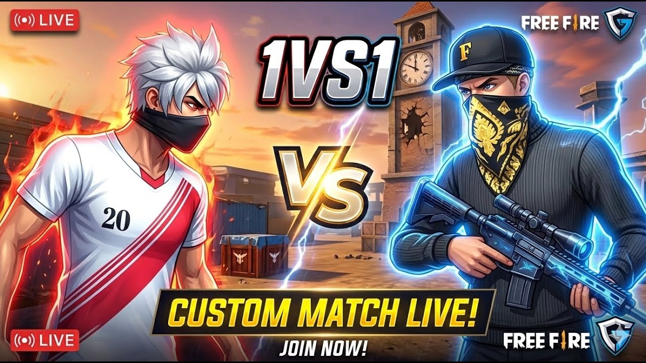 (Live💔💕) ​😱 1V1 CUSTOM WITH SUBS! 🔥 ID Check + Giveaway? 🎁 Jaldi Aao Sab! #durexff