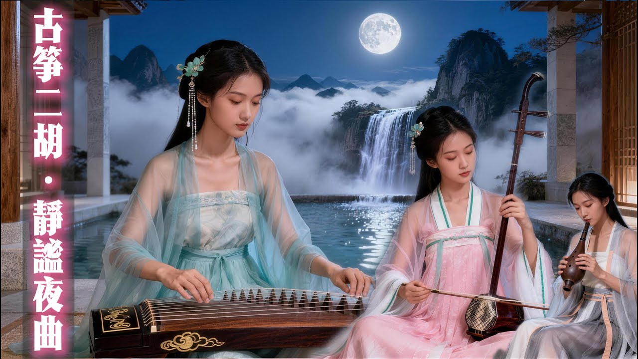 古筝二胡·靜謐夜曲 | Guzheng & Erhu · Quiet Night Nocturne