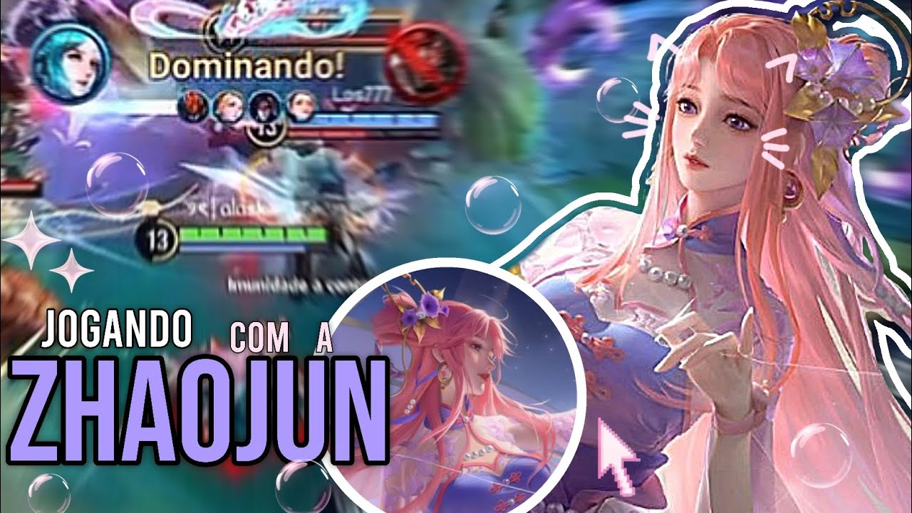 Partida casual com a Zhaojun  ๋ ࣭ ⭑❀ | Honor of Kings 