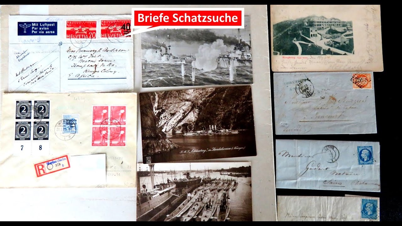 Briefe und Briefmarken wertvoll? Schatzsuche bei Briefe und Ansichtskarten mit Historika