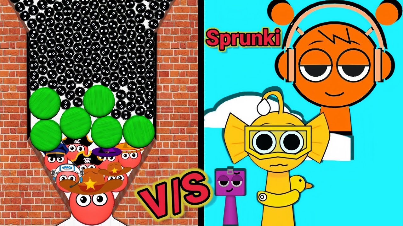 Satisfying mobilgames play - Hide ball vs Sprunki Run | Max Gameplay u0026 Run #0081