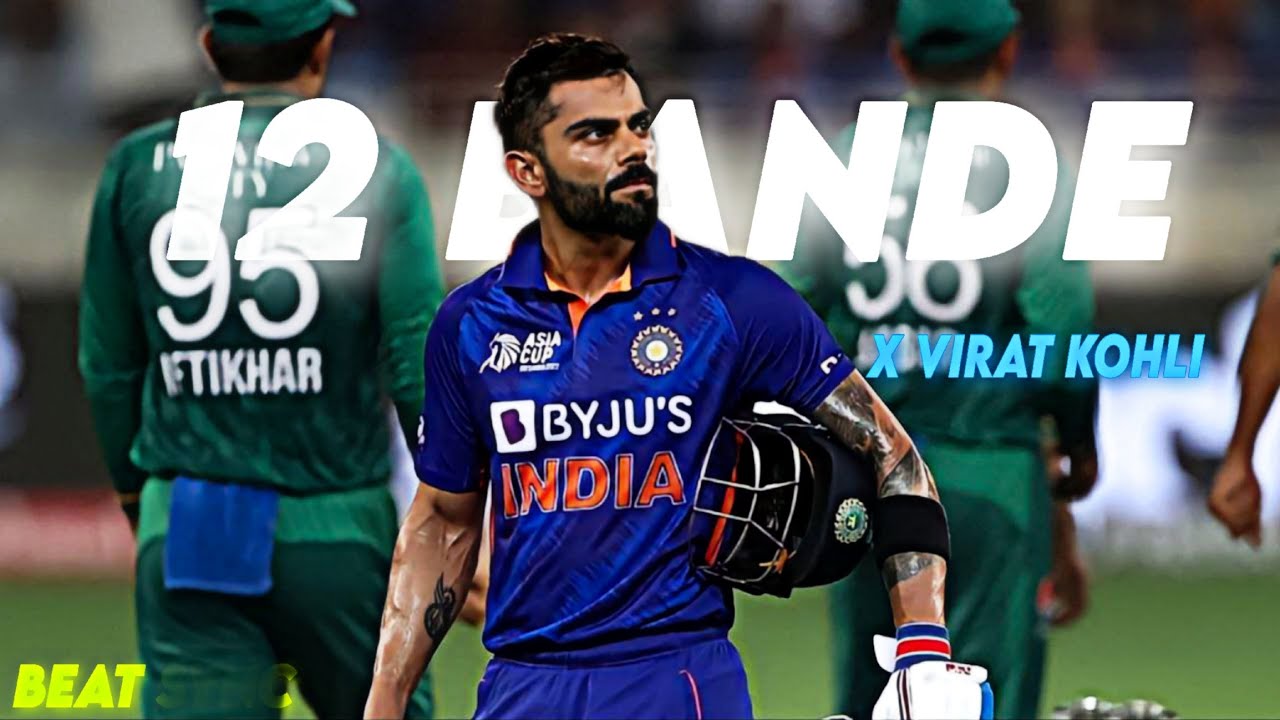 12 BANDE X VIRAT KOHLI || BEAT SYNC 🥵 || VIRAT KOHLI BEAT SYNC EDIT ||