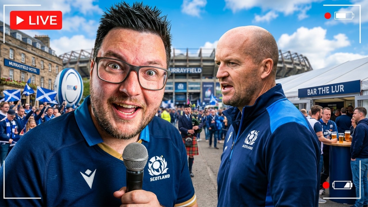 Scotland vs England Six Nations Rugby LIVE in Edinburgh | Fan Reactions & Predictions