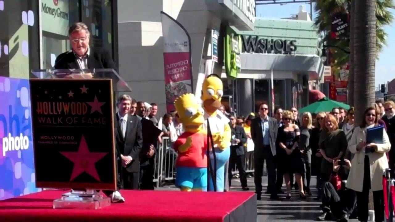Matt Groening gets a star on Hollywood Walk of Fame