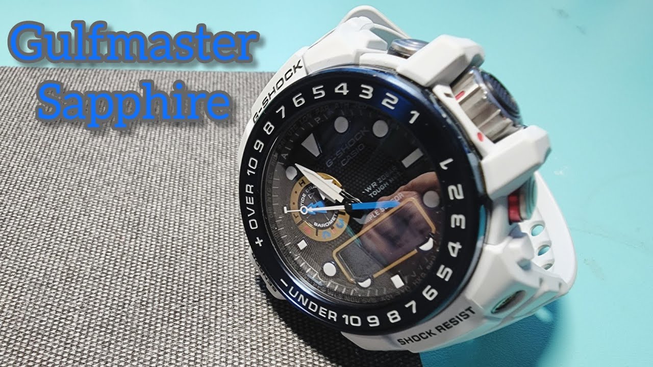 Casio Gulfmaster GWN-1000 Part 2 Sapphire Crystal Install
