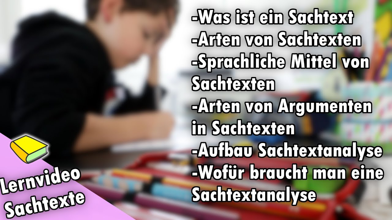 Was ist ein Sachtext??? (Lernvideo)