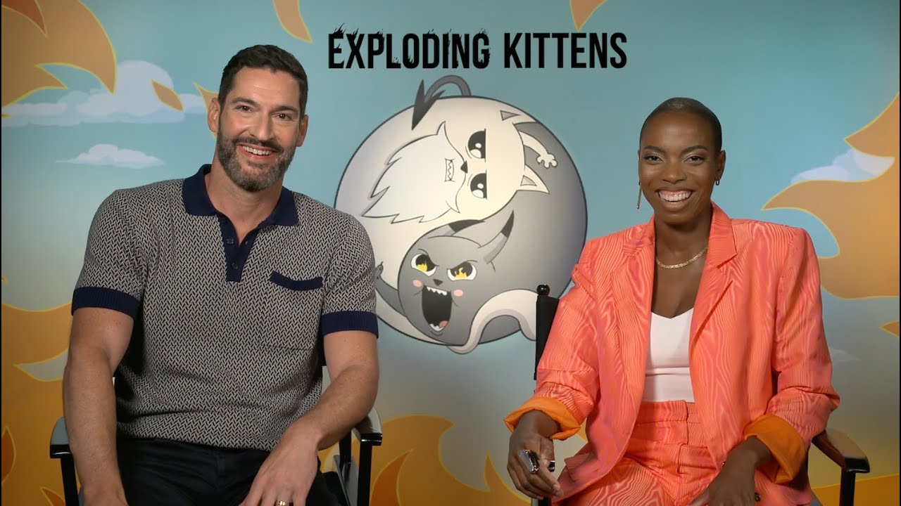 Tom Ellis & Sasheer Zamata Interview! EXPLODING KITTENS, Netflix! Tom Talks TELL ME LIES Season 2!