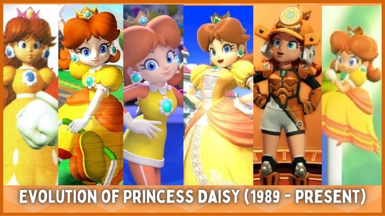 ✿ Evolution of Princess Daisy in Video Games ✿