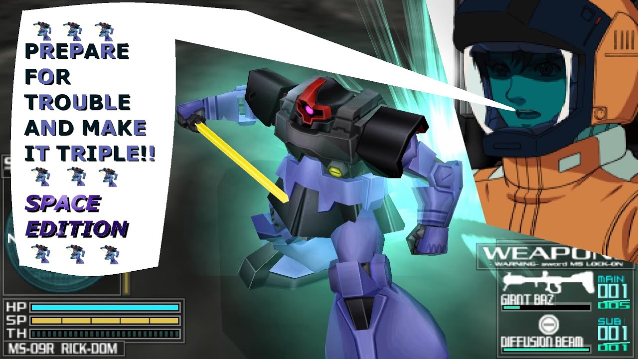 Can you beat Gundam Battle Royale's hardest missions with just a Rick Dom? ガンダムバトルロワイヤルの挑戦 (リックドムだけ)