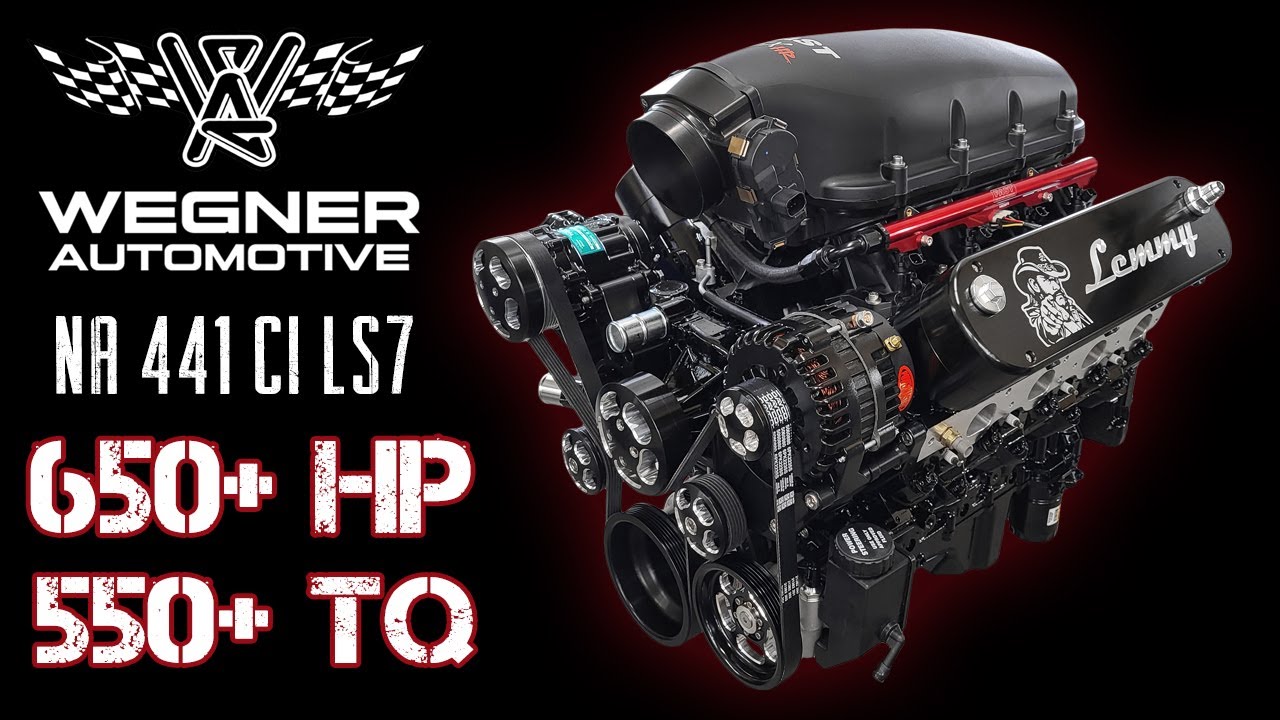 Wegner Automotive Built NA 441 CI LS7 Puts Down 650+HP Dyno Run!