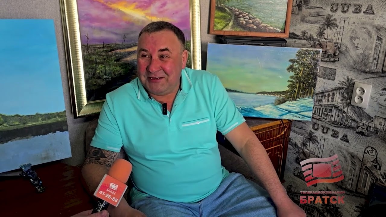 От рельсов до кистей: машинист железной дороги рисует жизнь Восточной Сибири