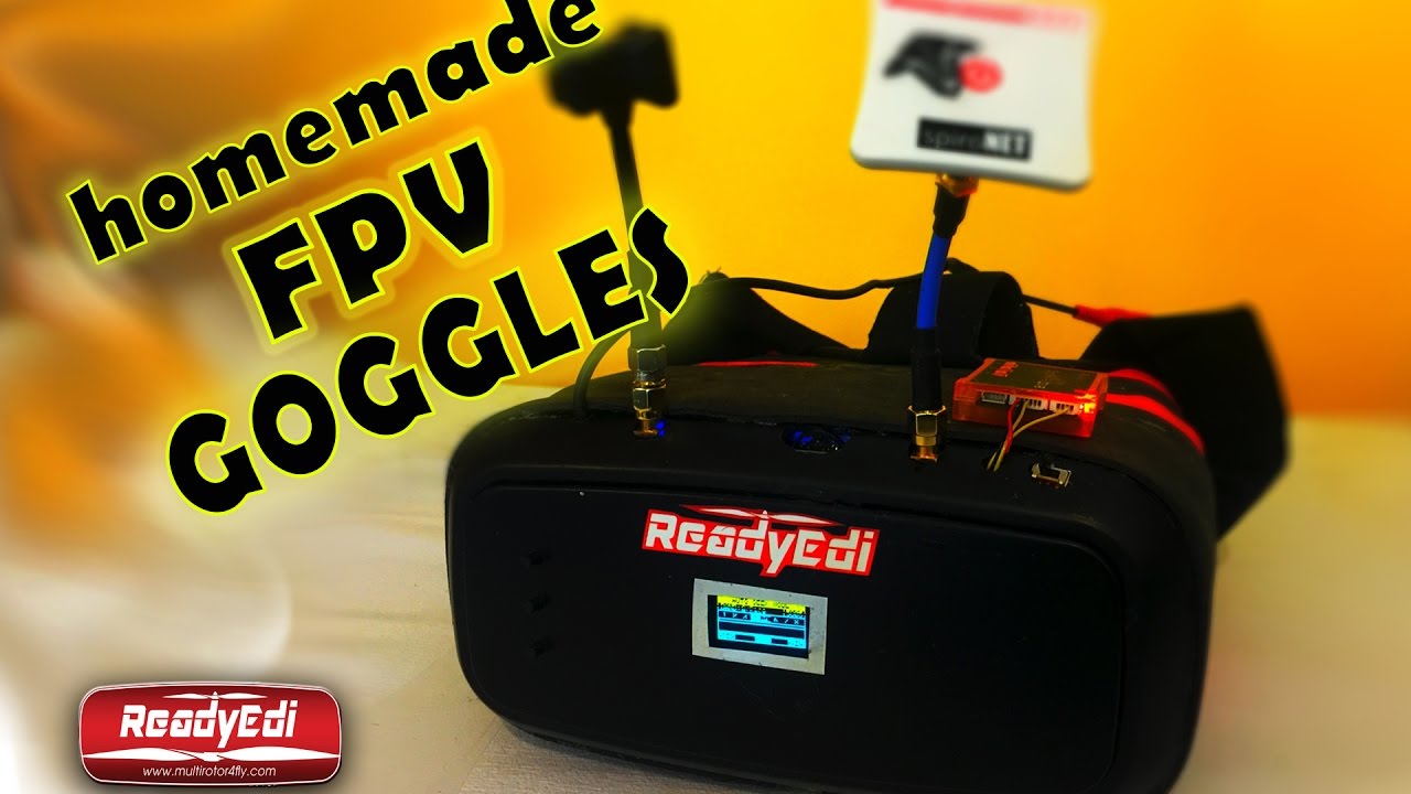 homemade BUILD FPV GOGGLES + DVR THE BEST!!!
