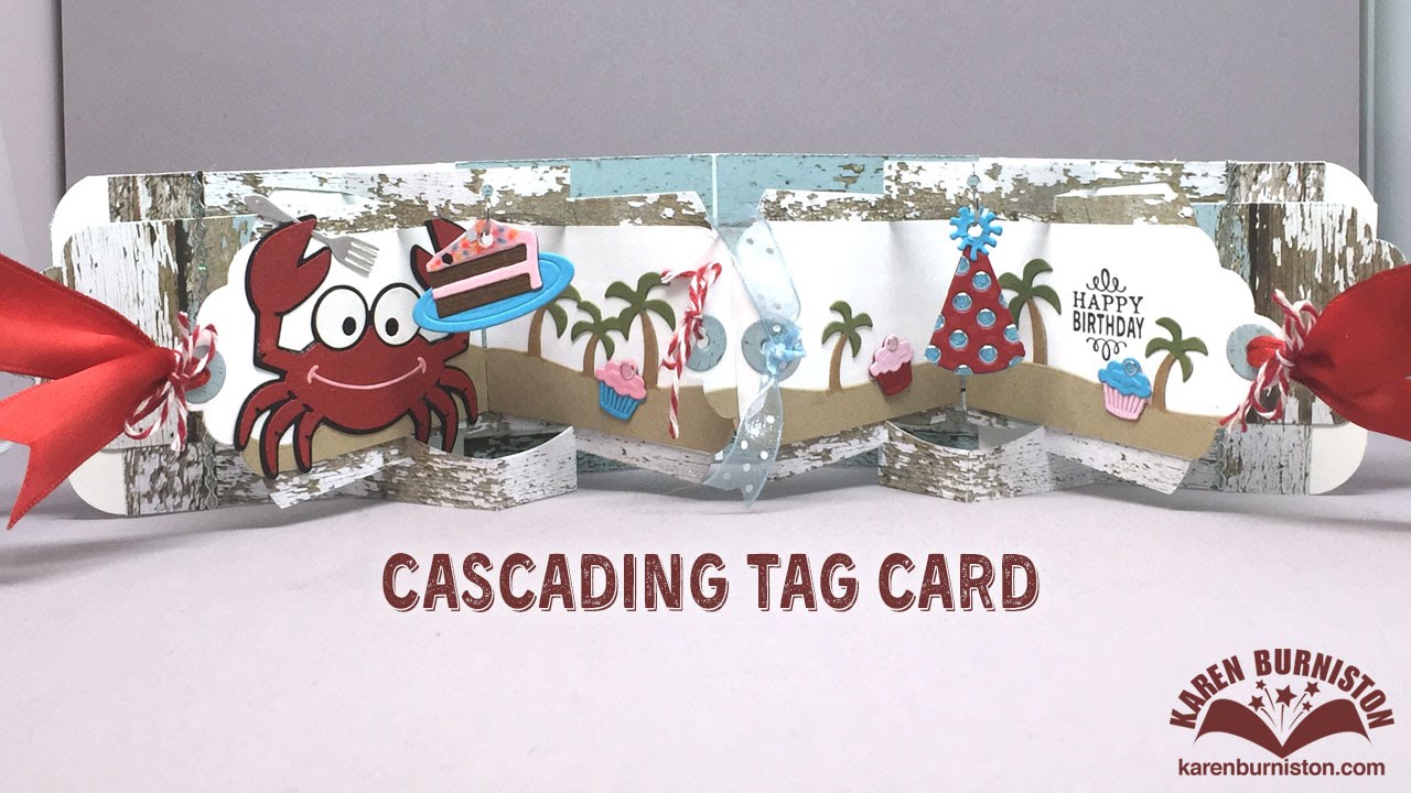 Pop it Ups Cascading Tag Card