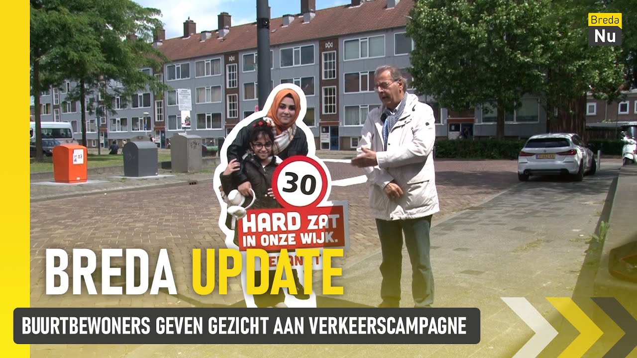 Buurtbewoners geven gezicht aan verkeerscampagne | Breda Update