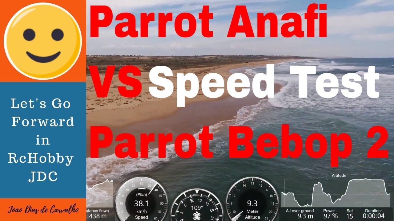 Parrot Anafi VS Parrot Bebop 2 - Which one is the fastest? Speed Test... - Beginner Drone