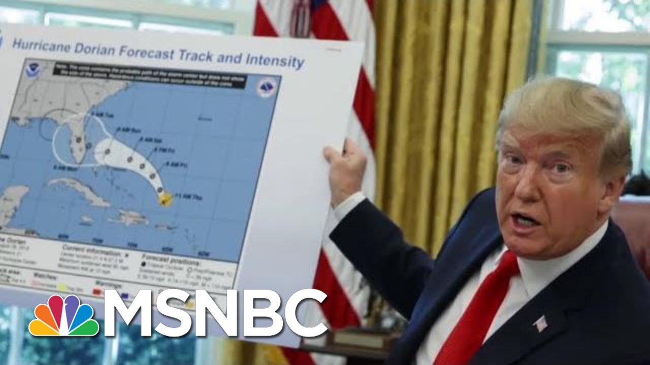 Oval Office Hurricane Map Causes Controversy | Velshi & Ruhle | MSNBC