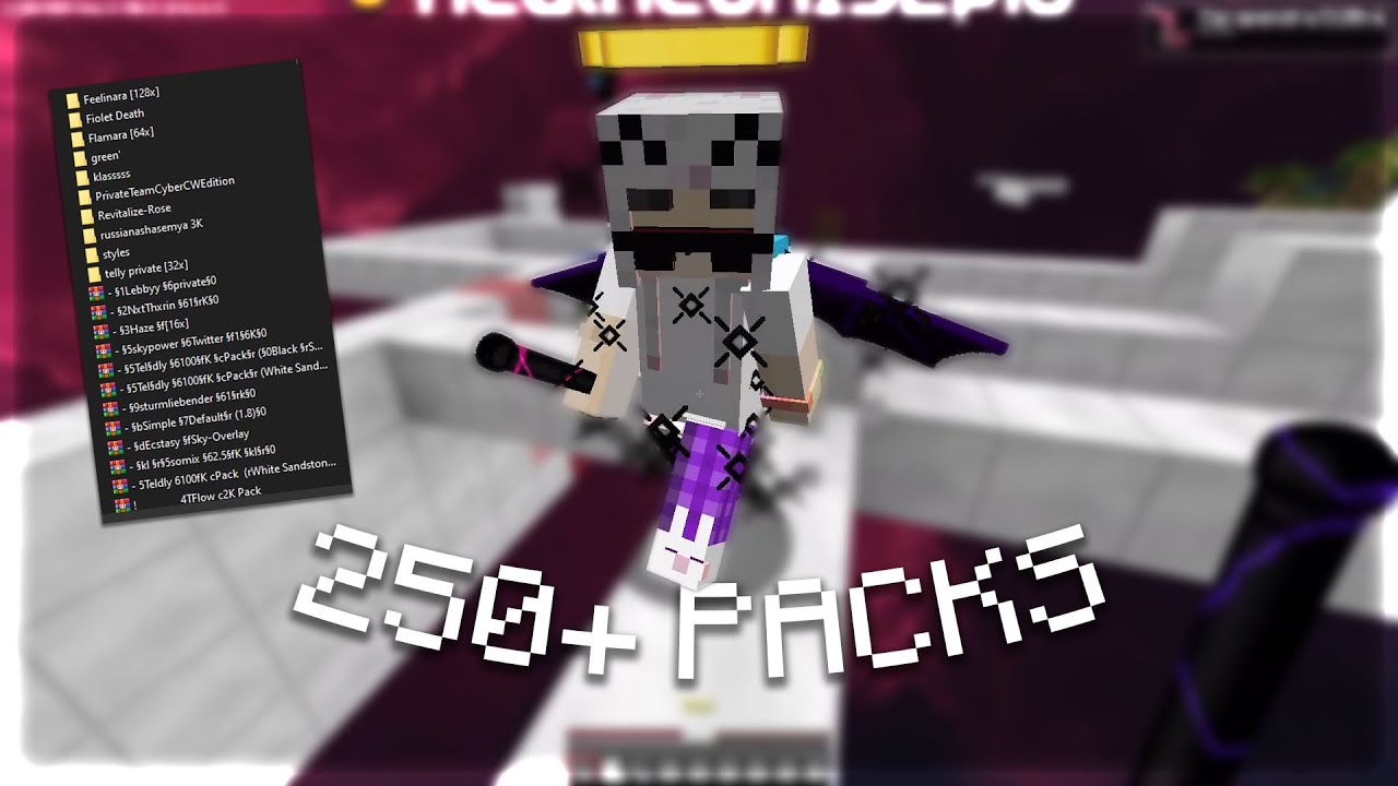 4k Packfolder Release! (250+ MLGRush/Bedwars/PVP Packs)