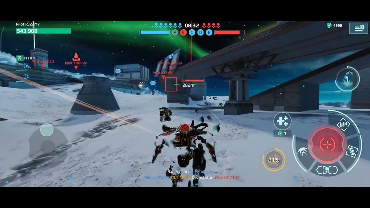 War robots test 