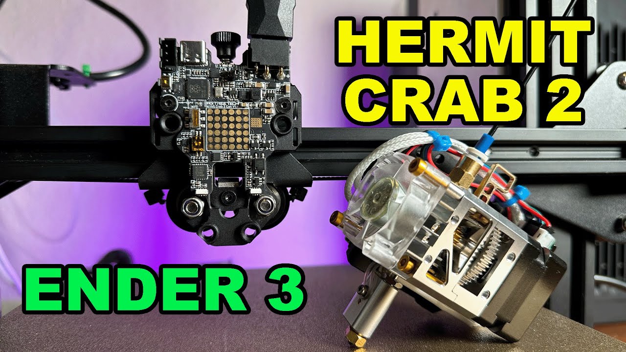 I Installed BTT Hermit Crab 2 on my OLD Ender 3 with Manta E3EZ