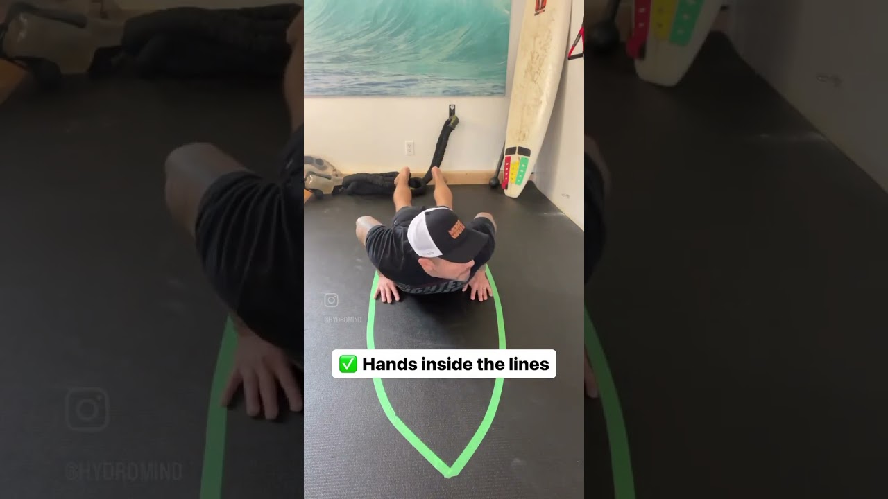 Pop-Up Practice At Home #surf #surfing #watersport #workout #wavesurfing